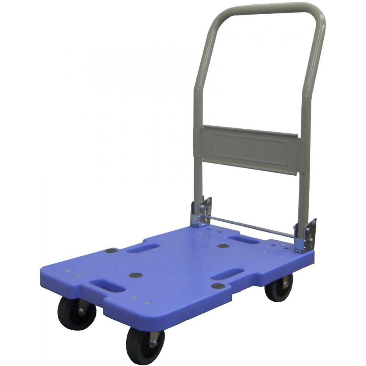 ナンシン 樹脂微音運搬車サイレントマスター LSKシリーズ 樹脂台車 LSK-201 ブルー 台車 運搬車 【代引き不可】【沖縄離島不可】