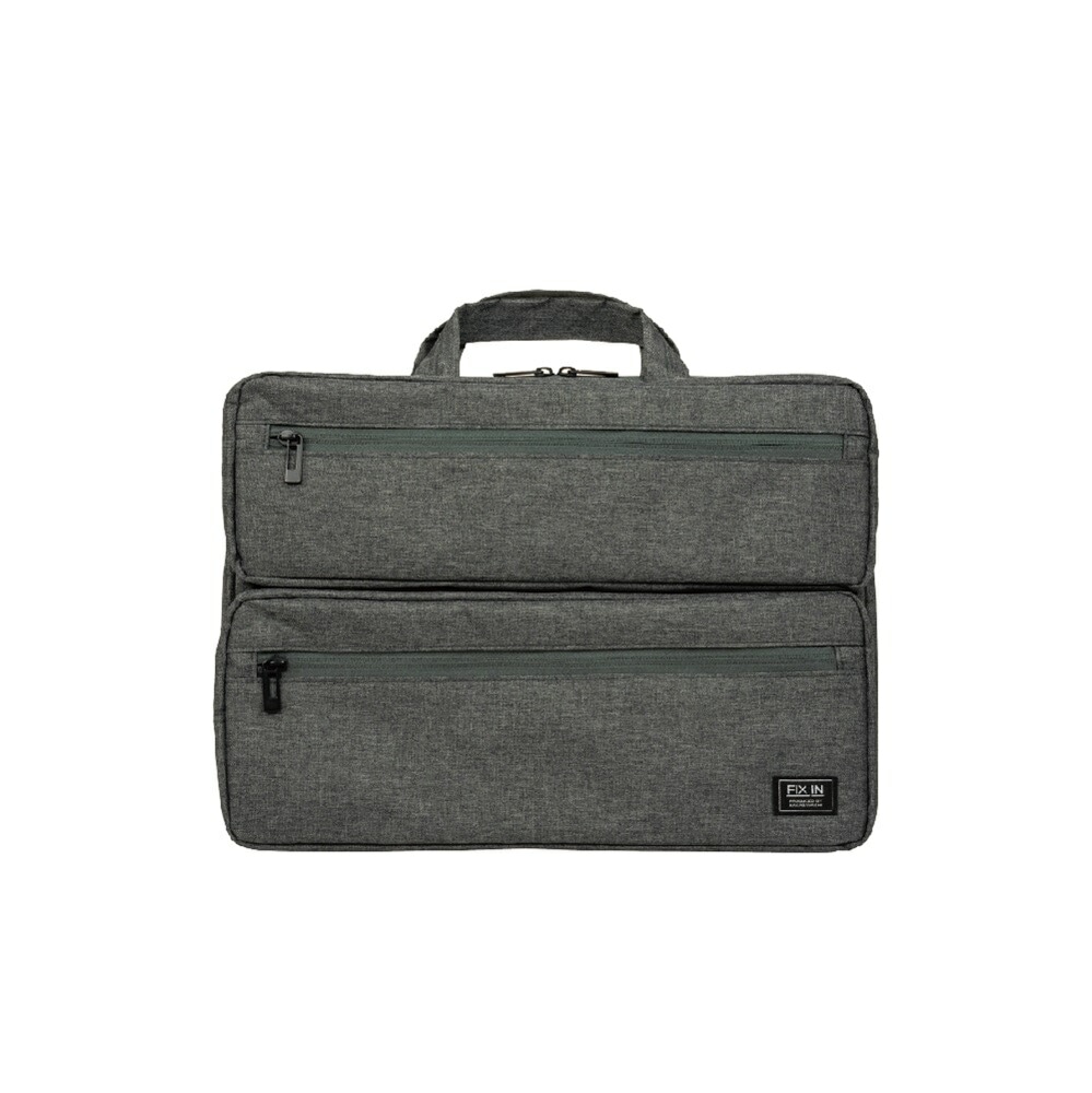 13インチ汎用PCインナーバッグ 2ポケット付 グレー SZC-FC131908GY