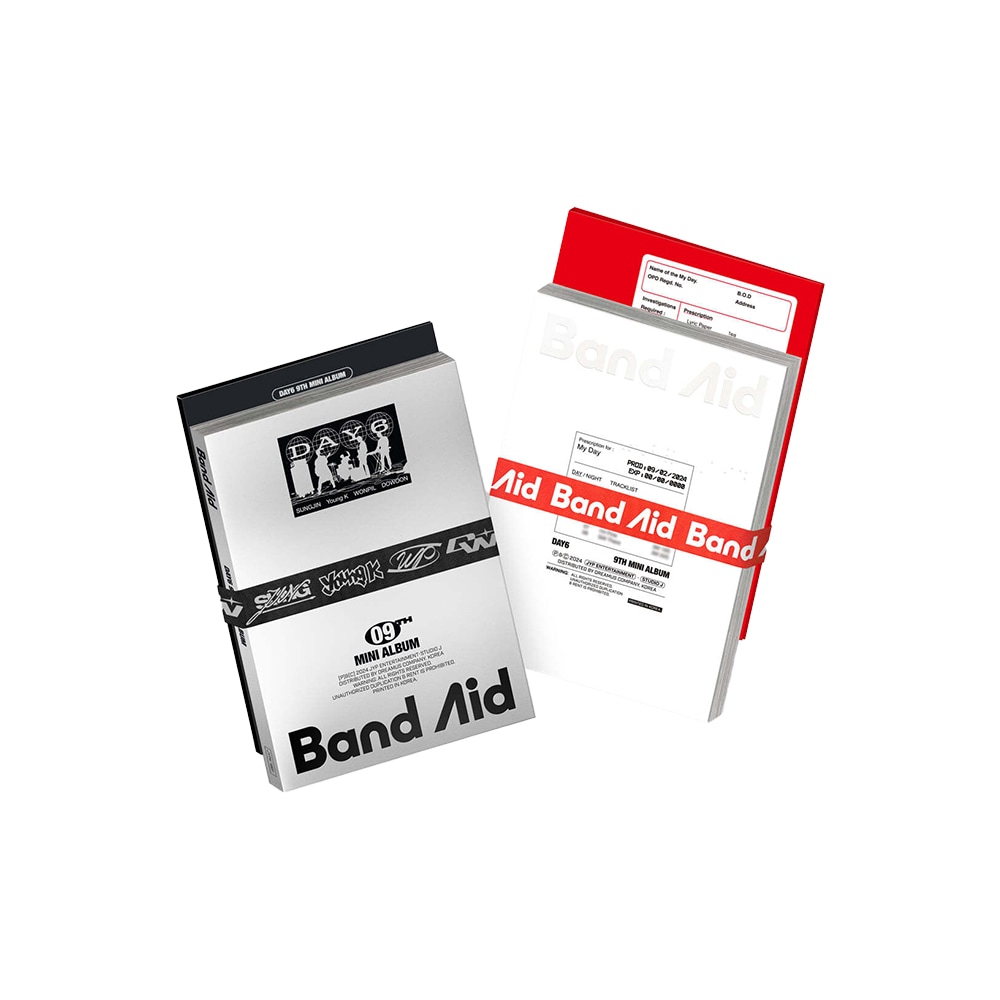 2種セット DAY6 - BAND AID [9月2日発売] ROCK BAND / BAND AID Photobook Ver