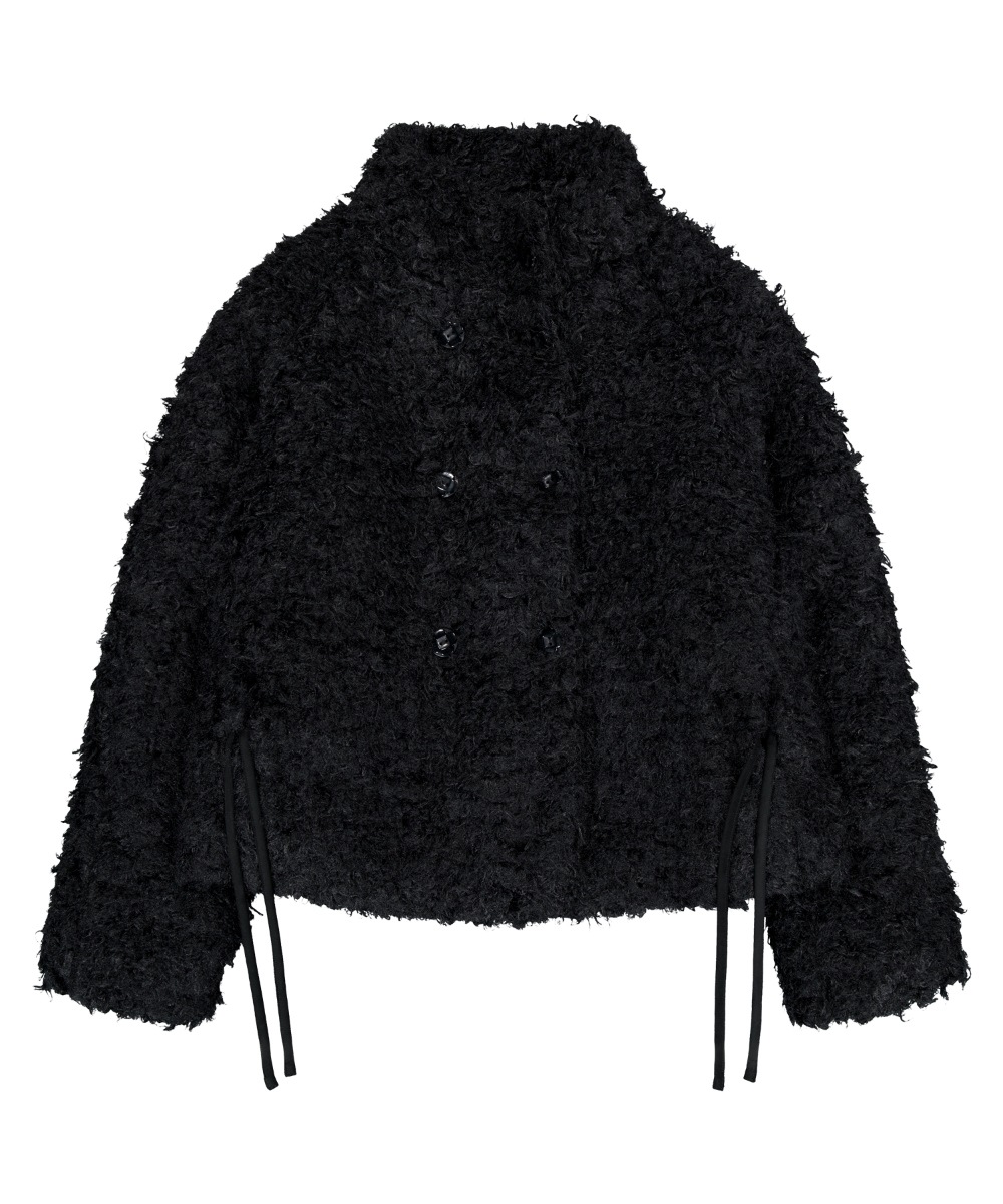 【COYSEIO】 25FW HAIRY FUR JACKET : BLACK