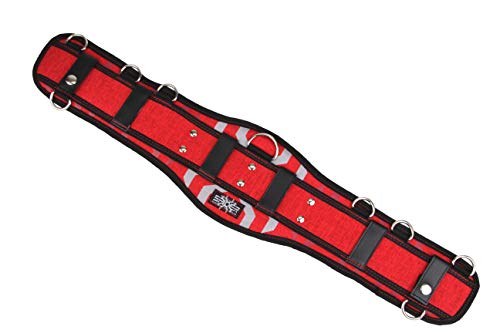 色：レッド SK11 SPIDER サポートベルト M 立体エアークッション SPD-RD-8 長さ