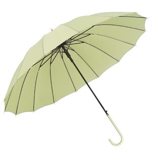 傘 16本骨 長傘 超撥水 耐風 無地 かさ カサ メンズ レディース 男女兼用 雨傘 梅雨対策 雨