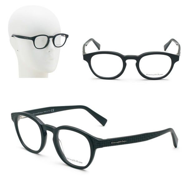 フレームのみ EZ5108/V 092 48 Ermenegildo Zegna メガネ 眼鏡 ダークブルーグレー グリーン