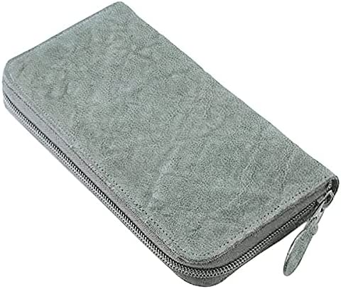 【新規OPEN】【期間限定セール】【激安】【新品未使用】本エレファント　象革　無双タイプ　国内縫製　ラウンドロングウォレット　EF-03　GY