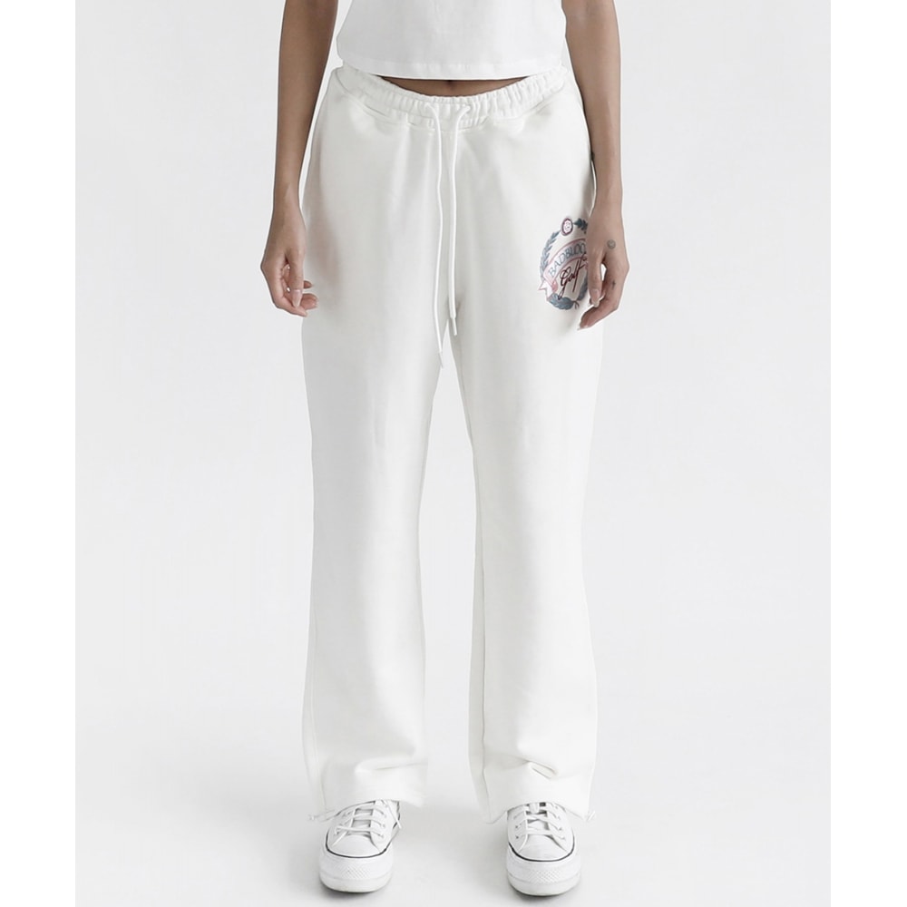 BADBLOOD ローレルエンブレムヘビーウェイト 2ウェイジョガー-ホワイト