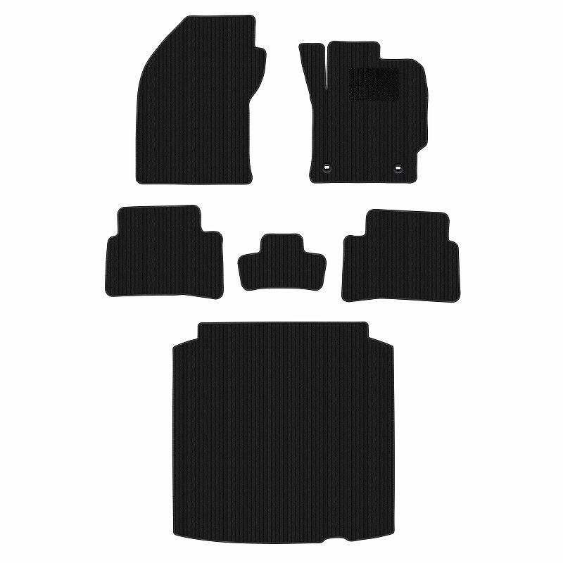 [優れた品質で安売りに挑戦]トヨタ 新型 カローラ 210系 フロアマット + トランクマット(ラゲッジマット) ガソリン ハイブリッド [3色から選択]