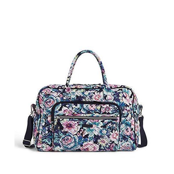 Vera Bradley Signature Cotton Weekender Travel Bag， Garden Grove 並行輸入品