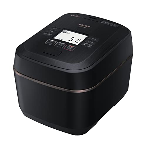 日立 炊飯器 5.5合 圧力&スチームIH 蒸気カット RZ-W100EM K