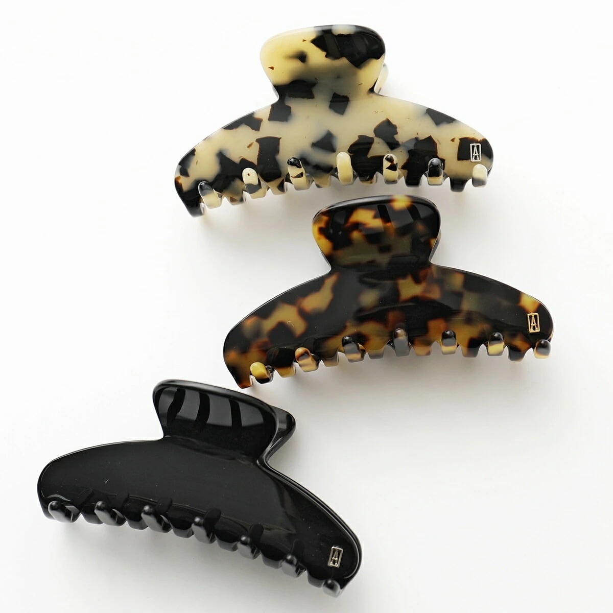 ALEXANDRE DE PARIS アレクサンドル ドゥ パリ ACCM 7705 BASIC CLASSIQUES M カラー3色 ヘアークリップ 髪留め ヘアーアクセサリー レディース