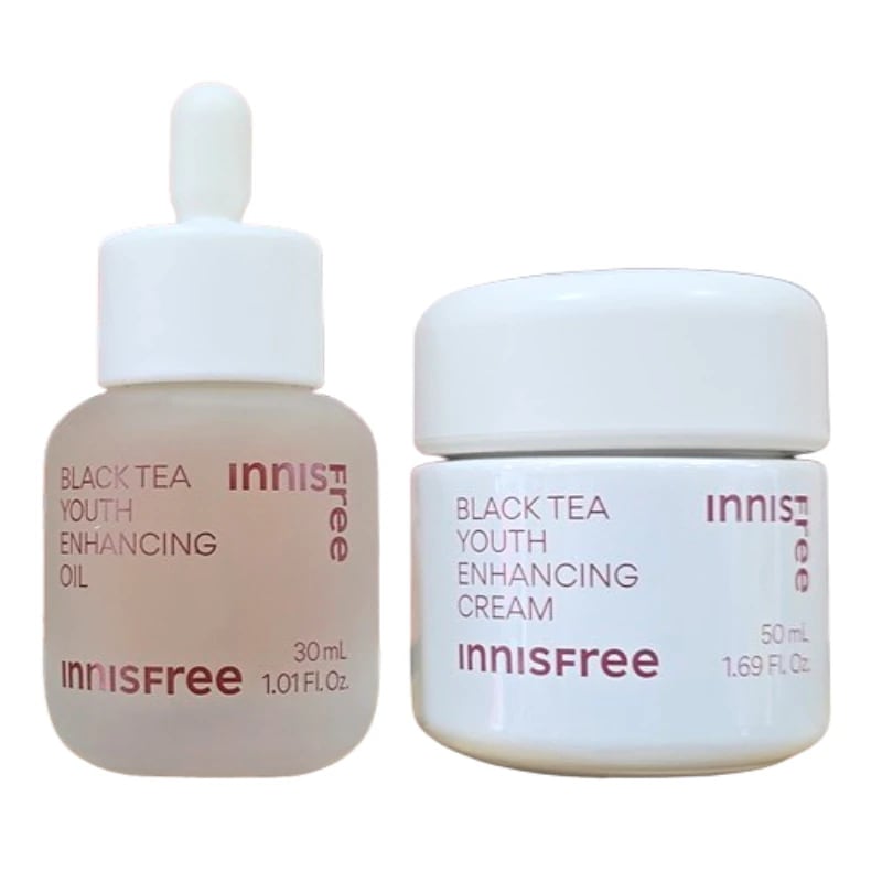 ブラックティ ユース エンハンシング クリーム50ml＋オイル30ml セット / フェイスクリーム フェイスオイル スキンケア デイリーケア 保湿 セット