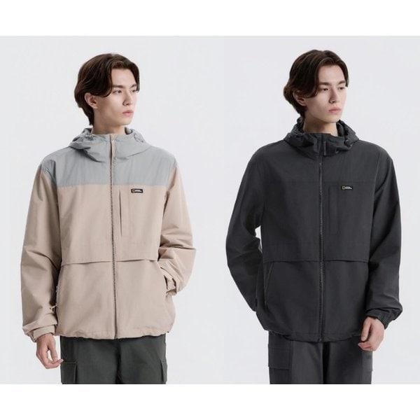 N253UJP011 男女共用 2LAYER 防風ジャケット INDIGO