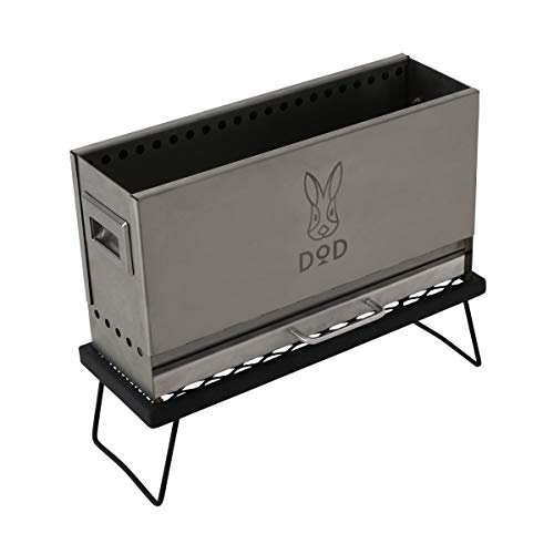 DOD(ディーオーディー) めちゃもえファイヤー 2次燃焼 の見える 焚き火台 耐熱テーブル 収納袋