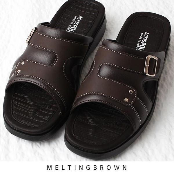 メンズレザーサンダル メンズ身長アップサンダル メンズ高級サンダル M7