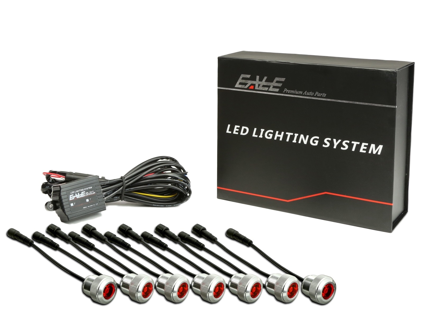 32 6連LED埋め込み型バックフォグキット ブレーキ連動式 P-271