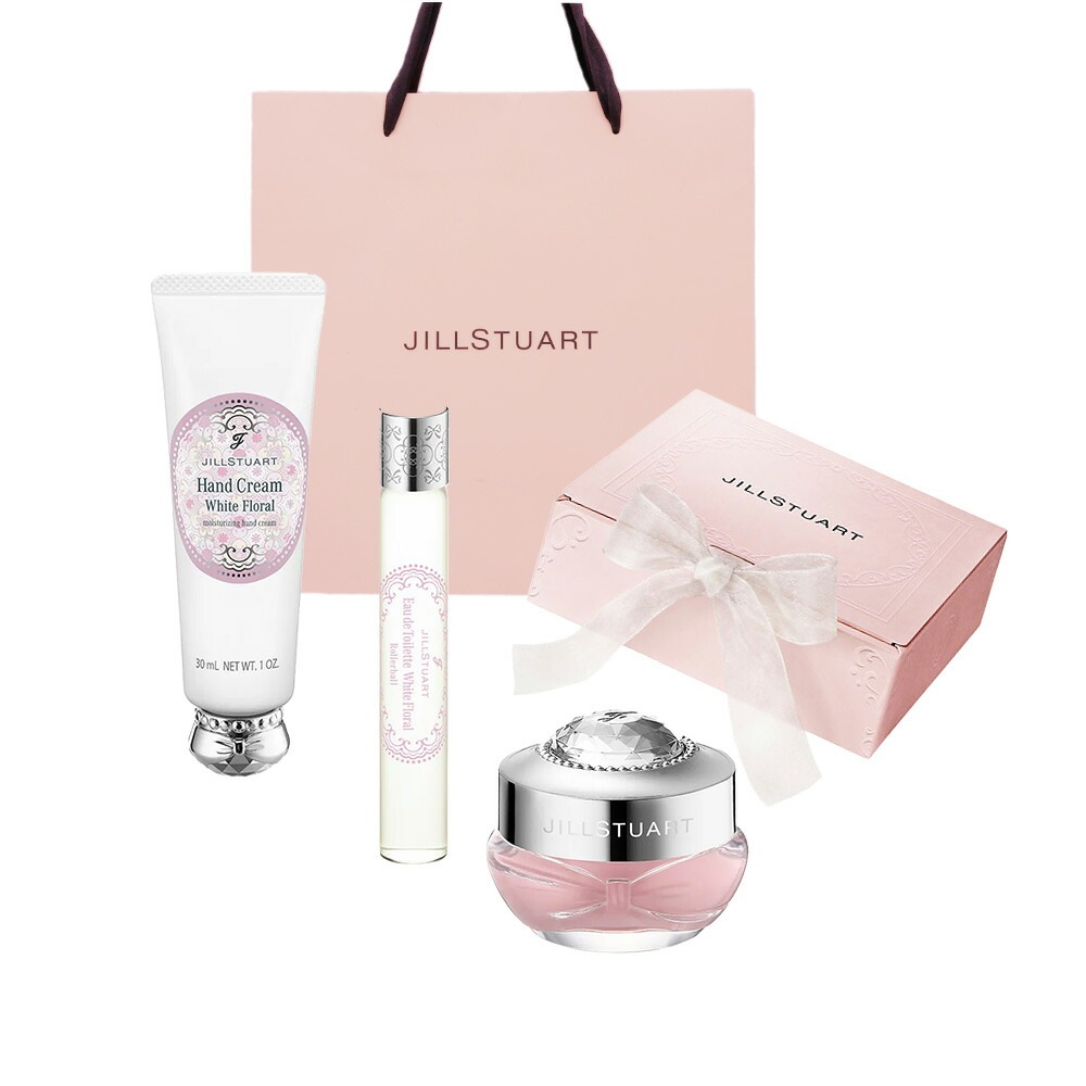 【国内正規品】 JILLSTUART/ジルスチュアート ホワイトフローラル セット ハンドクリームリップマスクローラーボール ギフトセット 誕生日 プレゼント ギフト ショッパー付き 贈り物