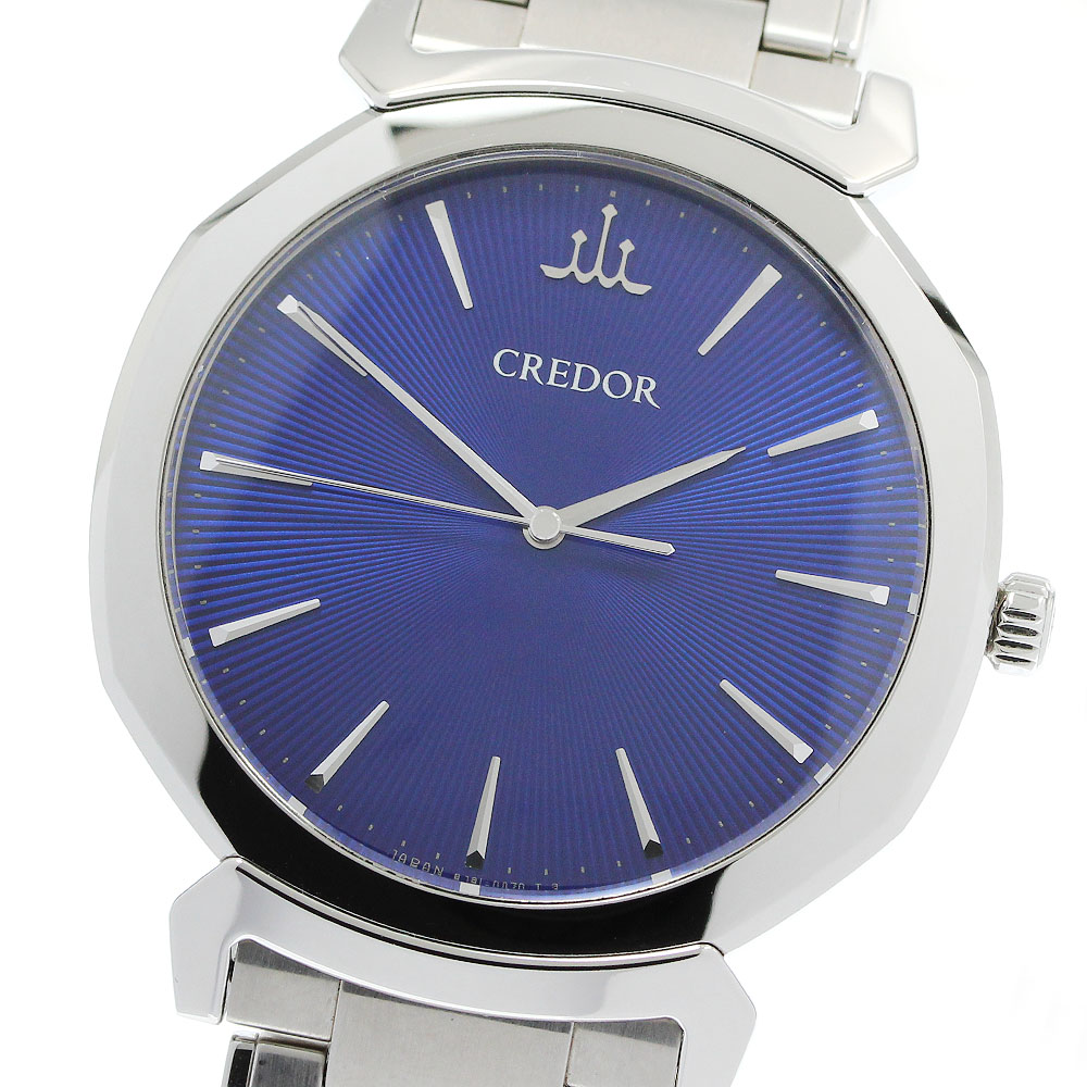 セイコー SEIKO GCAR977/8J81-0AS0 クレドール シグノ リネアルクス クォーツ メンズ 箱付き_953564【中古】