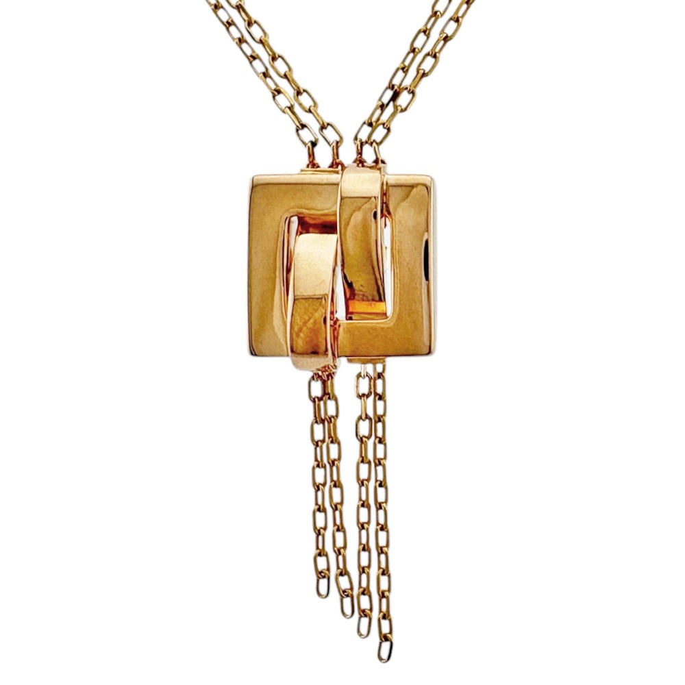 ブシュロン デシュネ ネックレス 18金 K18ピンクゴールド Boucheron 中古 美品