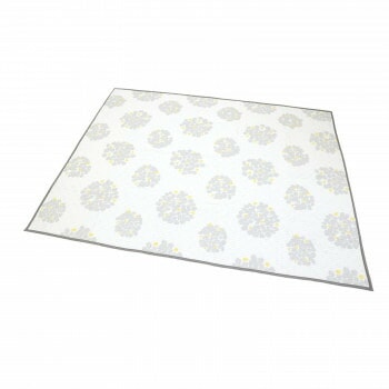 大島屋 サッカーキルトラグ ルナ グレー 185x240cm