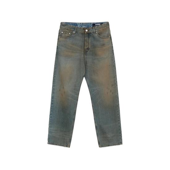 JACQUEMUS Men Straight Pants PAM00564 AD00038 34B BLUE NEUTRALS