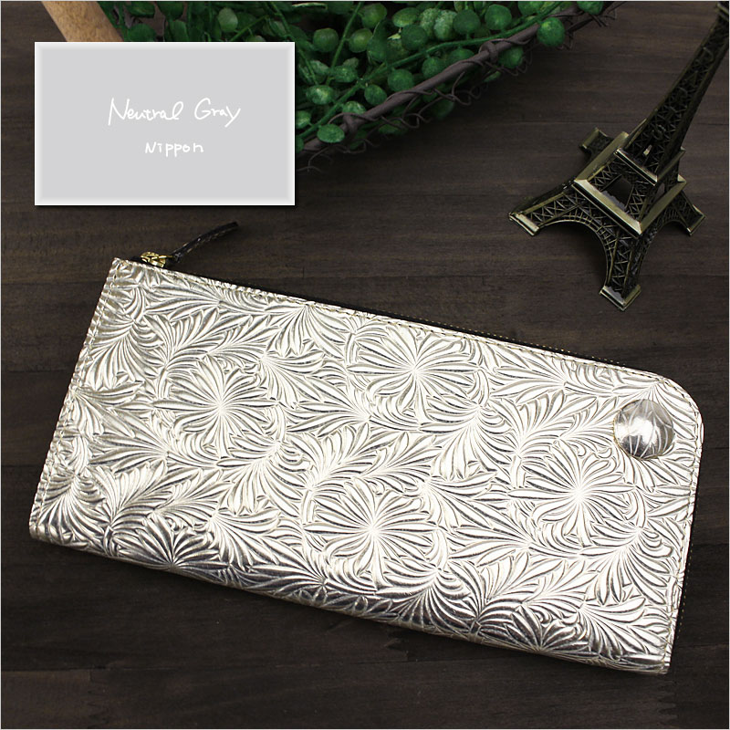 ニュートラルグレイニッポン L字ファスナー長財布 財布 NP061 レディース サイフ 本革 レザー 人気 大人 1415663 1415-663