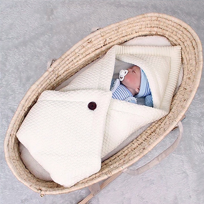 新生児毛布分娩室毛布新生児毛布春秋冬夏用薄手ベビーラップブランケット毛糸