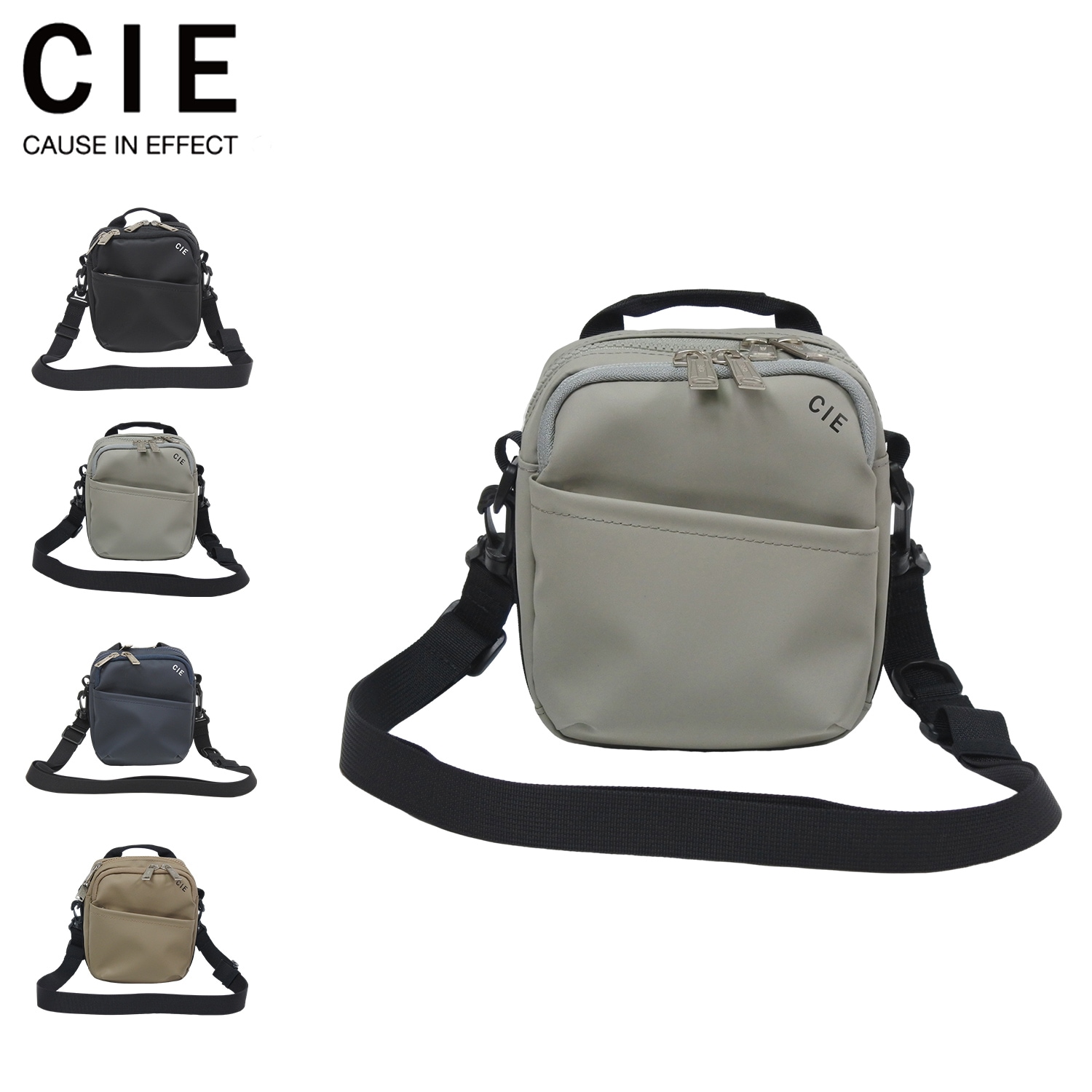ショルダーバッグ メンズ レディース 斜めがけ SHOULDER-02 ブラック グレー ネイビー 黒 021825