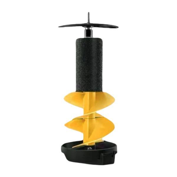 アイスドリルオーガー 直径6インチ 氷上釣り用アクセサリー 湖釣り用 冬用 イエロー