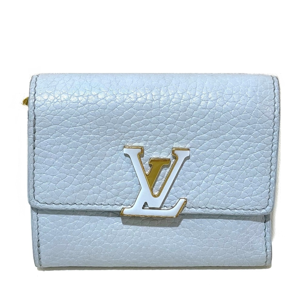 Louis Vuitton3つ折り財布 M69061 ポルトフォイユ カプシーヌXS 日本限定 コンパクトウォレット トリヨンレザー