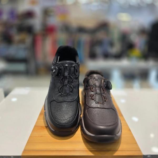 セーブゾーン04 男性コンフォートセミカジュアルダイヤル調節スニーカー ブラック EPDKKSKQ585 (S43270204)