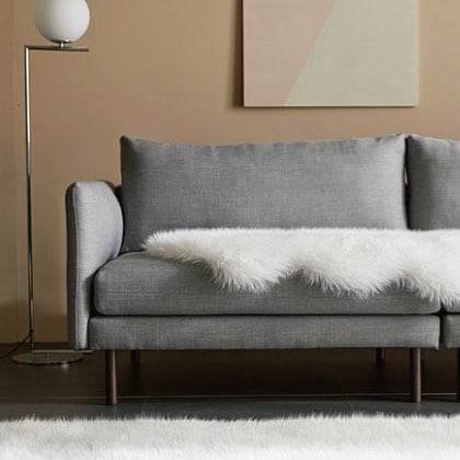 長毛 エコファー ウール ラグ カーペット 4size 5color 5,248円