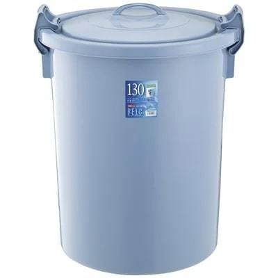 ベルク 丸型ペール130G グリップタイプ【本体・蓋セット品】