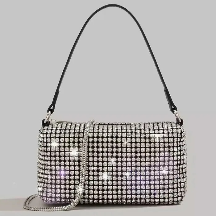 ミニバッグ ショルダーバック チェーンショルダー パーティーバッグ ラインストーン キラキラ コンパクト ミニショルダー ギフト 母の日 プレゼント