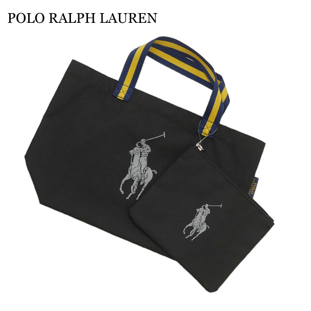ポロ ラルフローレン POLO RALPH LAUREN PONY Shopping Tote BLACK 277-003020-011
