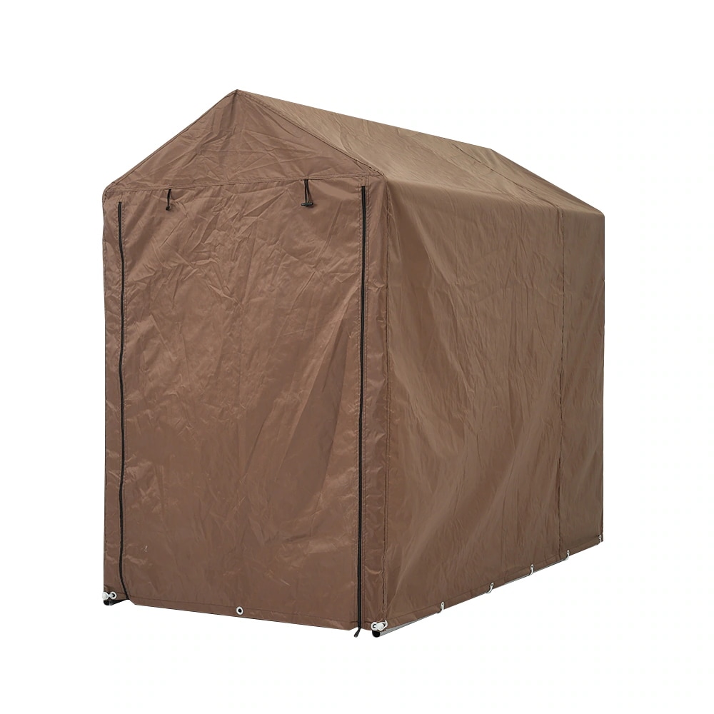 1858【ブラウン】サイクルハウス 1~3台 耐水圧3000mm 防水 保管 雨よけ 日よけ 耐久性 サイクルガレージ 自転車置き場 物置 駐輪場 サイクルポート バイク用