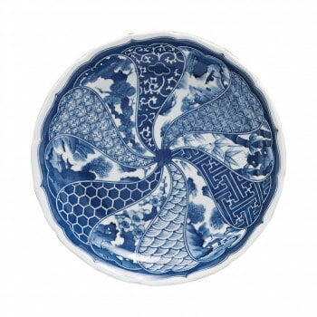 光洋陶器 花伝 祥瑞 尺皿 54970016