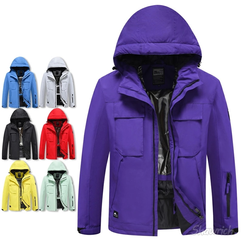 スノーボードウェア ジャケット 単品 スノボウェア スキーウェア アウター メンズ レディース 耐水15000mm 男女兼用 防水 防寒 保温 通気 耐摩耗 海外通販