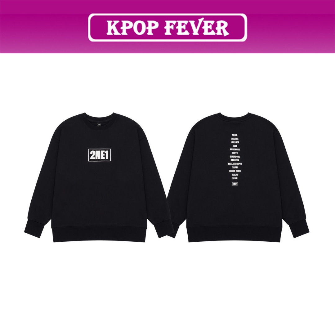 【公式】 2NE1 WELCOME BACK ENCORE IN SEOUL OFFICIAL MD (2025 CONCERT) EMBOSSED SWEATSHIRT