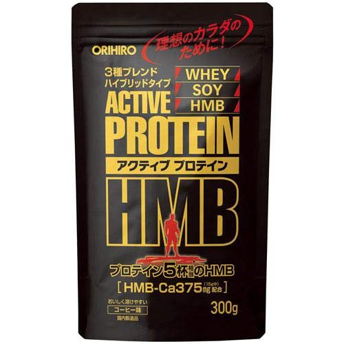 【史上最も激安】 【300gx3袋】オリヒロ アクティブプロテインHMB 300gx3袋(4571157256771 プロテイン配合
