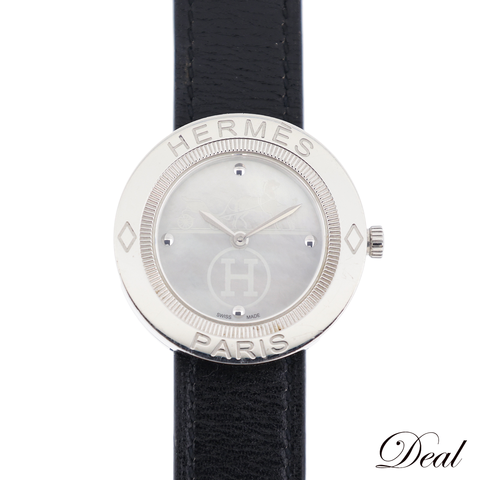 エルメス パスパス シェル クォーツ PP1.410 ボーイズ レディース 腕時計