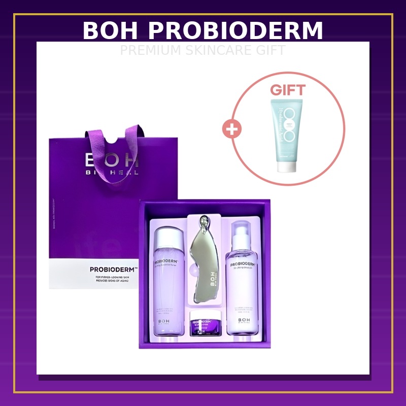 [豪華 ギフトセット] BOH プロバイオダム 3D リフティング スキンケア ギフトセット (トナー 150ml + エマルジョン 150ml + クリーム 15ml + マッサージャー) 5,398円