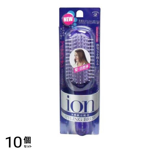 池本刷子工業 マイナスイオン スタイリングブラシ 1本 (Sサイズ) 10個セット