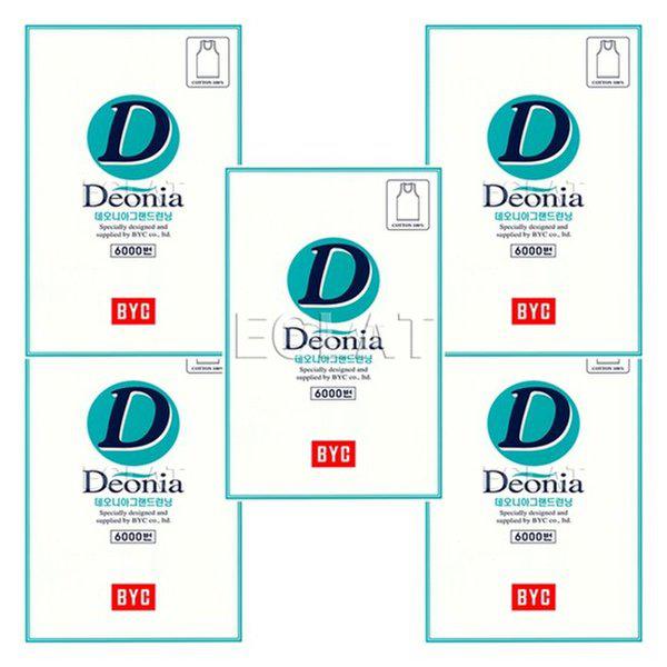 デオニアグランド男性ノースリーブシャツランニング5種セットBYI7006