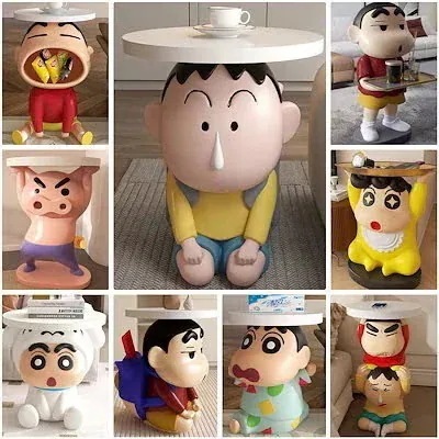 りリビングルームミニ 正規品保証】クレヨンしんちゃん 【工場直販 サイドテーブルのデザイン 小テーブルソファーサイド家庭用リビング小戸型ティーテーブルレンタルハウスベッドサイド棚