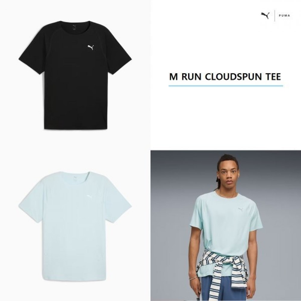 プーマ M RUN CLOUDSPUN TEE 527281 - 01
