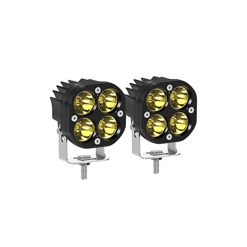 HAWEE LED作業灯 40W CREE 4LED 高輝度LEDチップ除雪車用フォグライト ワークライト バイクフォグランプ ヘッドライト霧の雪や雨の天候補助灯12V 24V兼用 IP67防水 長寿