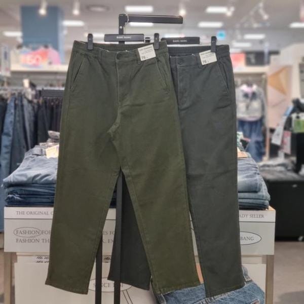 HC21 共用 綿スパン イージーフィット バンディング パンツ NPL610 (S42506988)