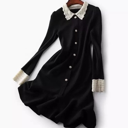 ワンピース シャツ シャツワンピース ロング ロング丈 袖あり 長袖 Vネック 襟付き ストレート ワイド レース 刺繍 かわいい きれいめ シンプル カジュアル 大人 上品 おしゃれ お洒落