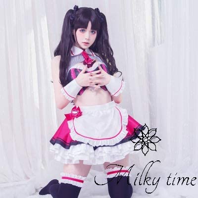 ウィッグ付きFate/Grand Order 遠坂凛 ストリートチョコメイド風 コスプレ 衣装