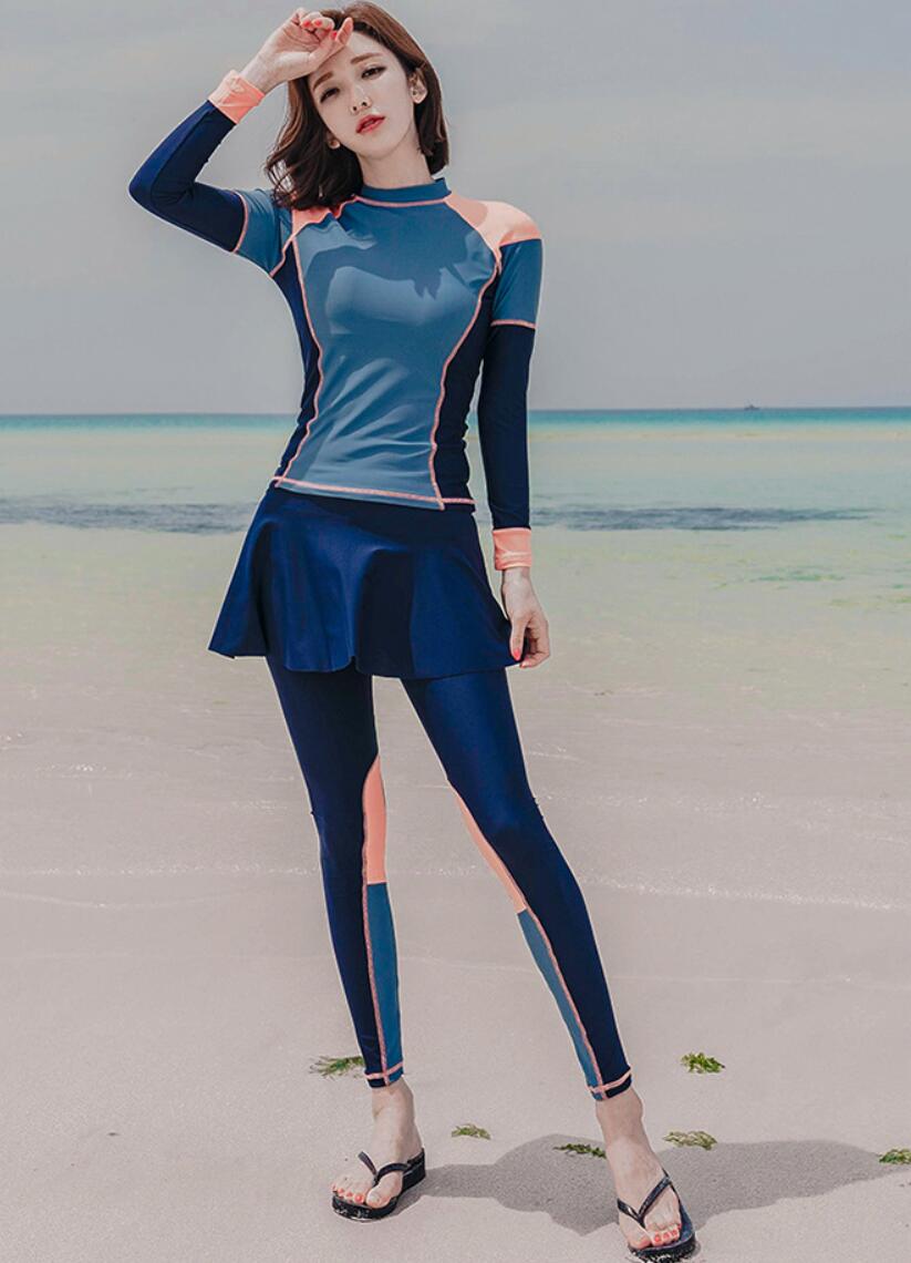 サイズあり セパレート 上下セット ４点セット ラッシュガード 水着 干狩り かわいいレディース ビキニ 体型カバー パット入り バスト 盛れ みずぎ ハワイ 新婚旅行 クラゲ対策 日焼け対