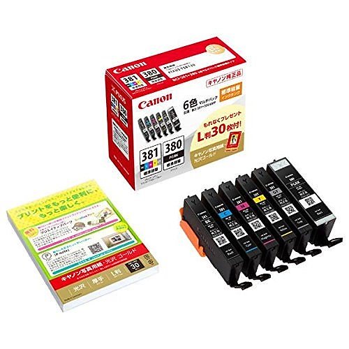 （まとめ買い）インクタンク 6色マルチパック BCI-381+380/6MP [x3]